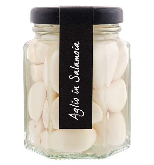 Knoblauchzehen nature in Salzlake